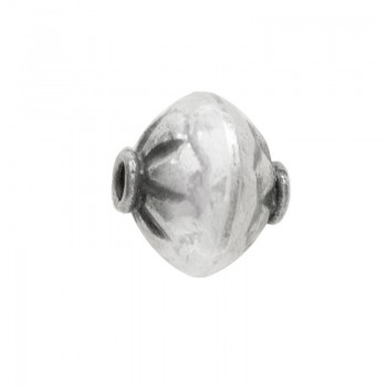 Abalorio flor inflada  Plata de Ley | Karissma 2