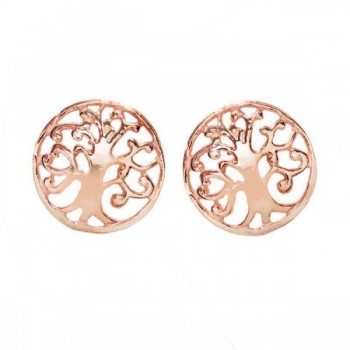 Pendientes árbol de la vida Plata de Ley 925 2