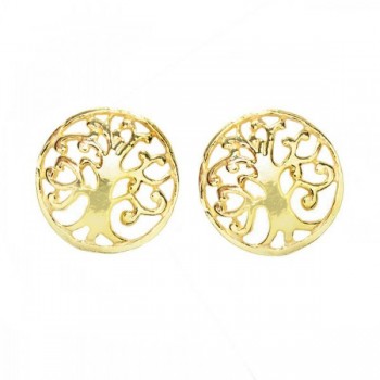 Pendientes árbol de la vida Plata de Ley 925