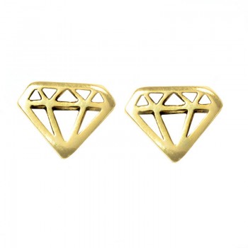 Pendientes diamante Plata de Ley 925