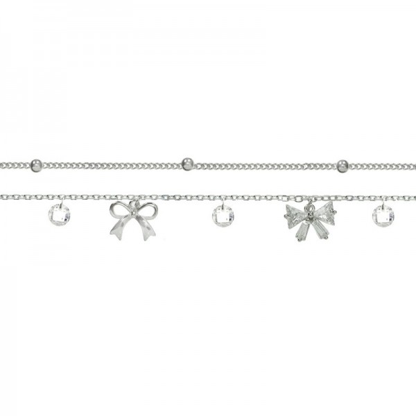 Pulsera doble con lazos Primera Comunión