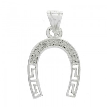 Collar herradura con circonitas Plata de Ley - Karissma 2