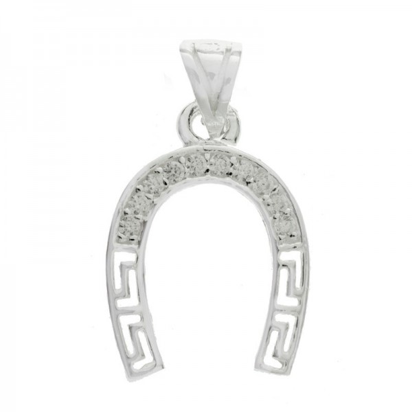Collar herradura con circonitas Plata de Ley - Karissma