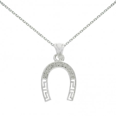 Collar herradura con circonitas Plata de Ley - Karissma