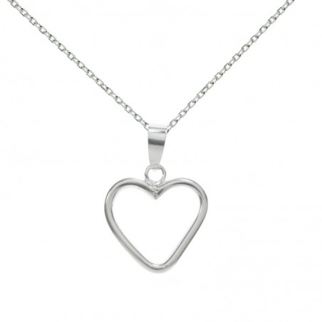 Collar corazón minimalista