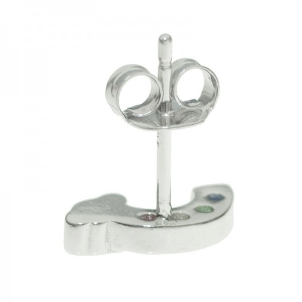 Pendientes arco iris  Plata de Ley - Karissma