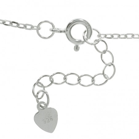 Collar V con circonitas Plata de Ley - Karissma