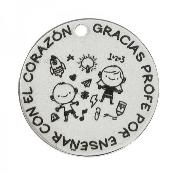 Llavero para PROFE con mensaje