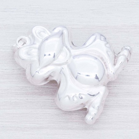 Colgante rana electroforma Plata de Ley