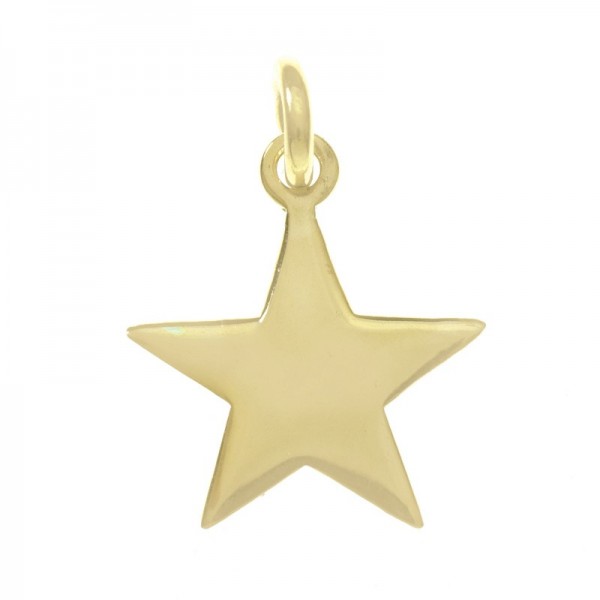 Colgante estrella con arandela Plata de Ley 925