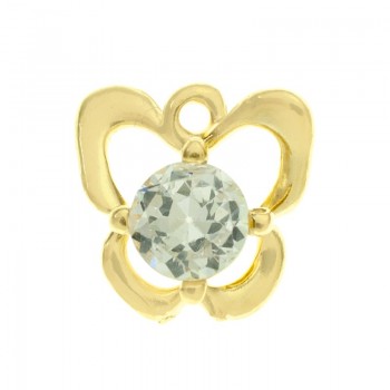 Colgante mariposa con circonita Plata de Ley 925