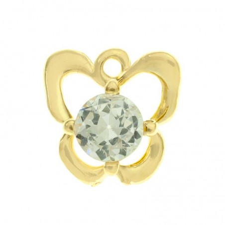 Colgante mariposa con circonita Plata de Ley 925