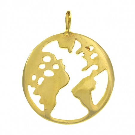 Colgante mundo Plata de Ley 925