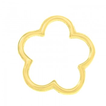 Entrepieza Flor calada Plata de Ley 925 2