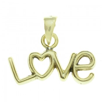 Colgante LOVE con drop Plata de Ley 925 2