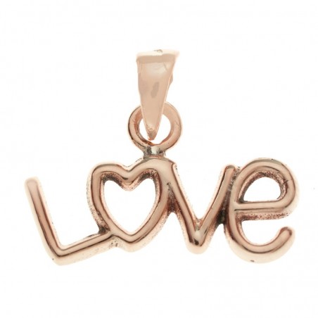 Colgante LOVE con drop Plata de Ley 925