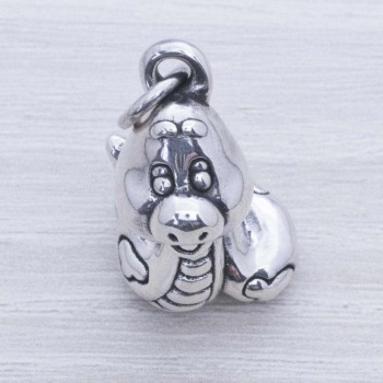 Colgante serpiente electroforma Plata de Ley 2