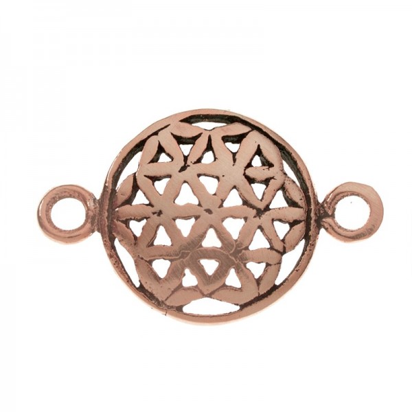 Entrepieza flor de la vida Plata de Ley 925