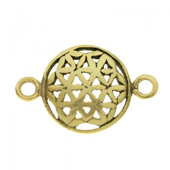 Entrepieza flor de la vida Plata de Ley 925 2