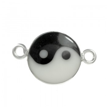 Entrepieza Yin-Yang Plata de Ley 925