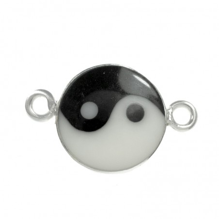 Entrepieza Yin-Yang Plata de Ley 925