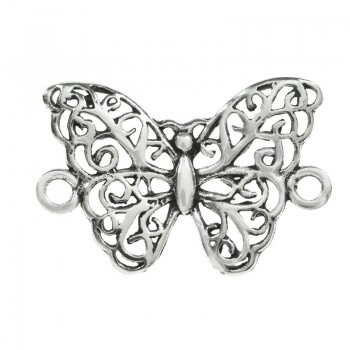Entrepieza mariposa Plata de Ley 925