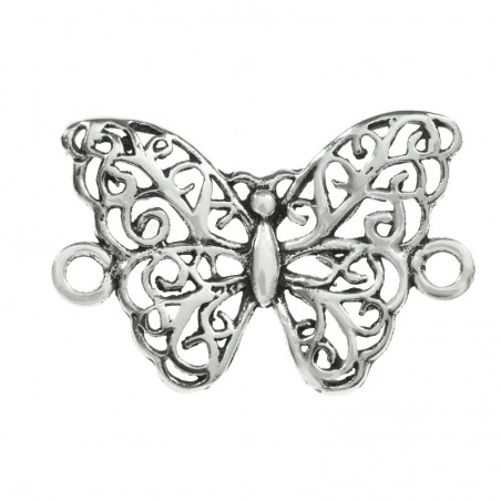 Entrepieza mariposa Plata de Ley 925