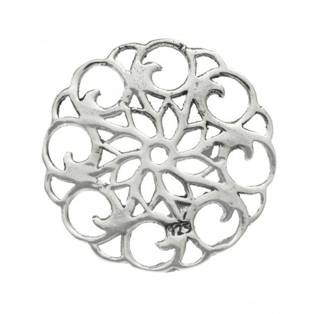 Entrepieza mandala Plata de Ley 925