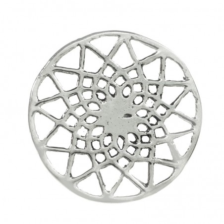 Entrepieza mandala Plata de Ley 925