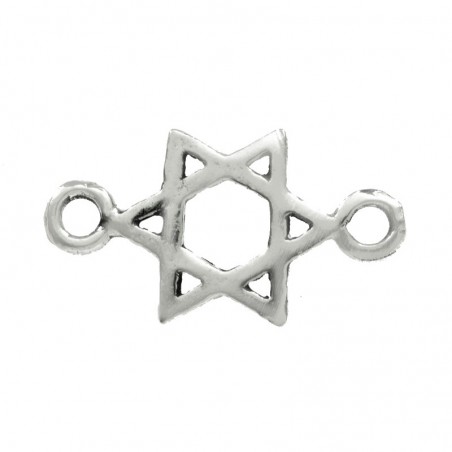 Entrepieza estrella David Plata de Ley 925