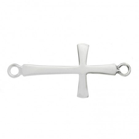 Entrepieza cruz Plata de Ley 925