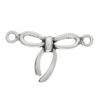 Entrepieza lazo Plata de Ley 925