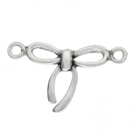 Entrepieza lazo Plata de Ley 925