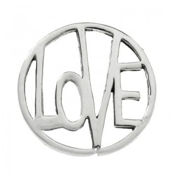 Entrepieza y colgante Love Plata de Ley 925