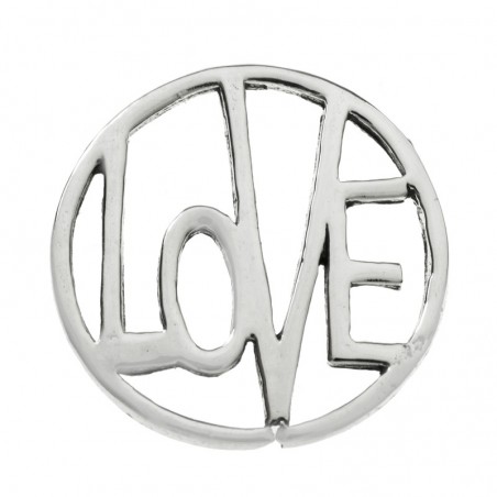 Entrepieza y colgante Love Plata de Ley 925