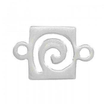 Entrepieza espiral Plata de Ley 925