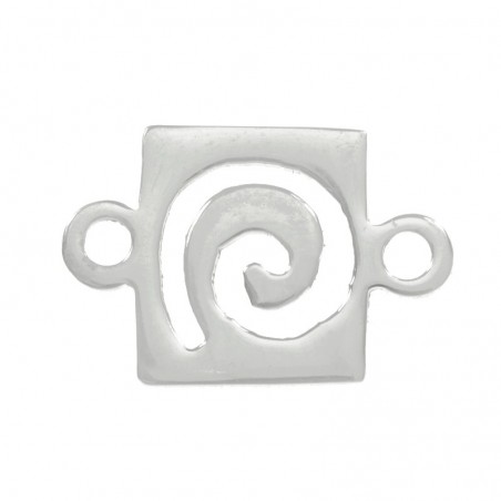 Entrepieza espiral Plata de Ley 925