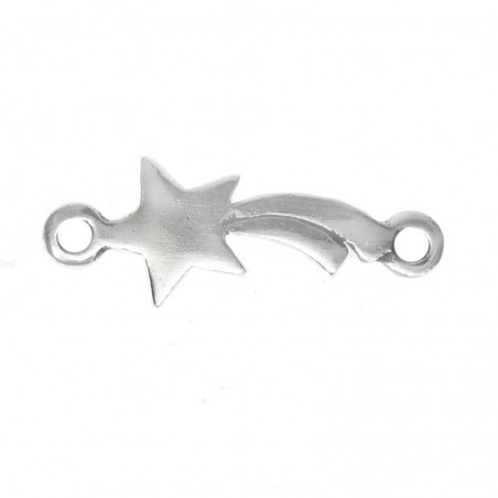 Entrepieza estrella fugaz Plata de Ley 925