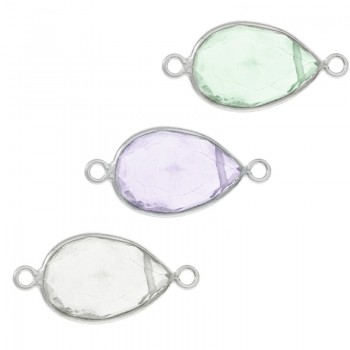 Entrepieza piedra natural Plata de Ley 925