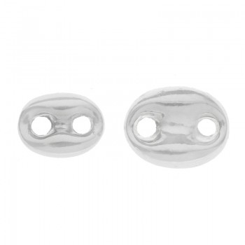 Abalorio entrepieza calabrote Plata de Ley 925