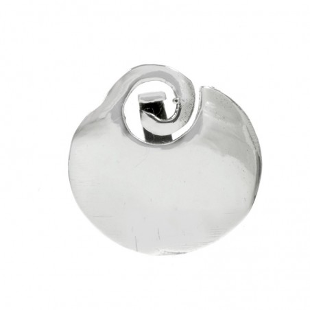 Colgante pasante espiral Plata de Ley 925