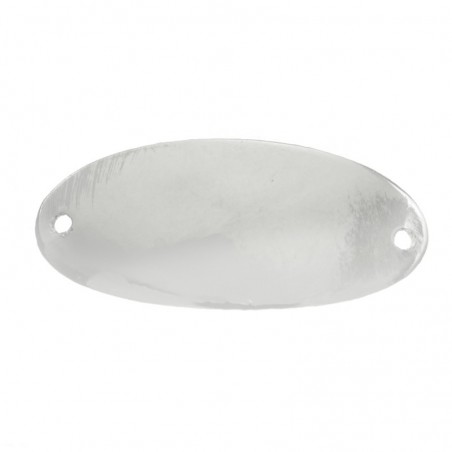 Entrepieza para grabar Bombé En Plata de Ley 925