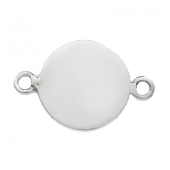 Entrepieza chapa para grabar Plata de Ley 925