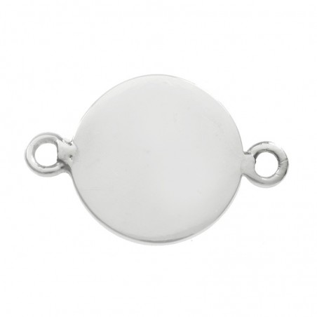 Entrepieza chapa para grabar Plata de Ley 925