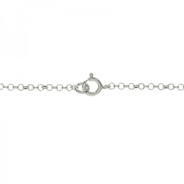 Tobillera flor calada Plata de Ley