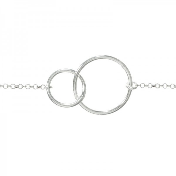 Tobillera doble karma Plata de Ley 925 | Karissma