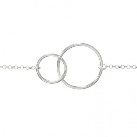 Tobillera doble karma Plata de Ley 925 | Karissma