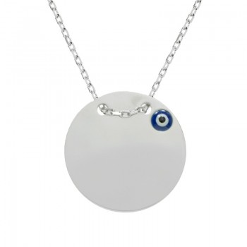 Colgante mini ojo turco Plata de Ley 925