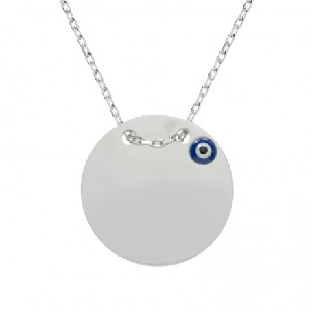 Colgante mini ojo turco Plata de Ley 925