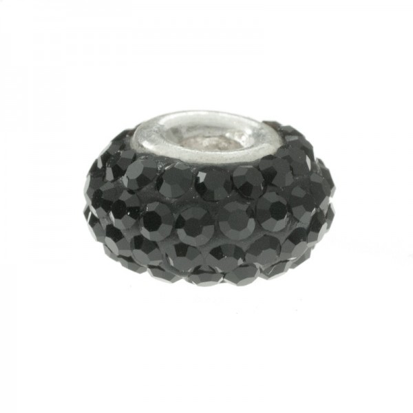 Abalorio cristal preciosa Plata de Ley 925